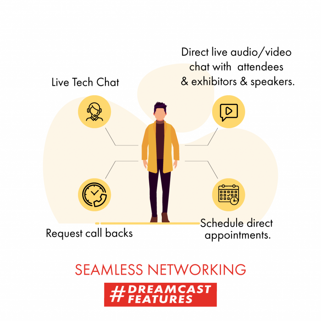 virtual event platform for seamless networking