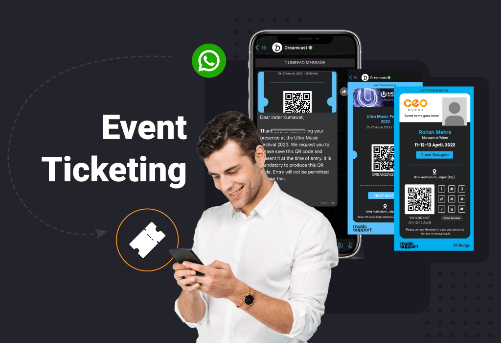 QR-based digital event tickets