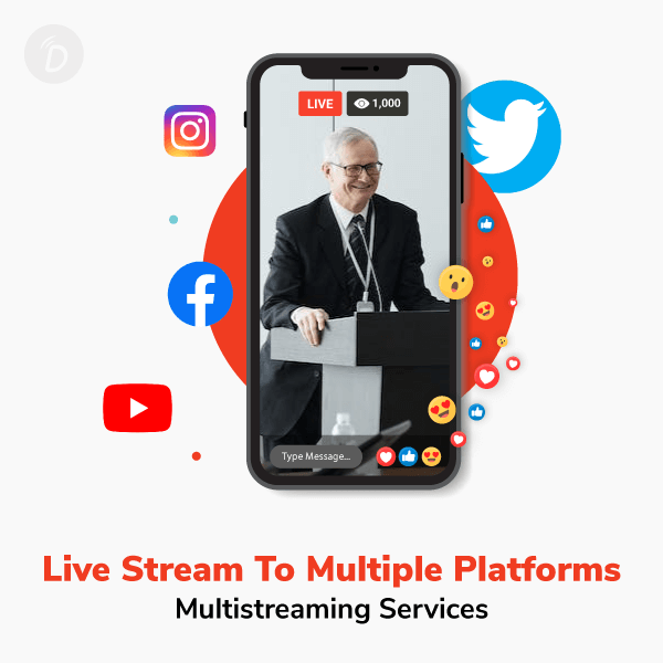 Live stream to multiple best sale platforms free