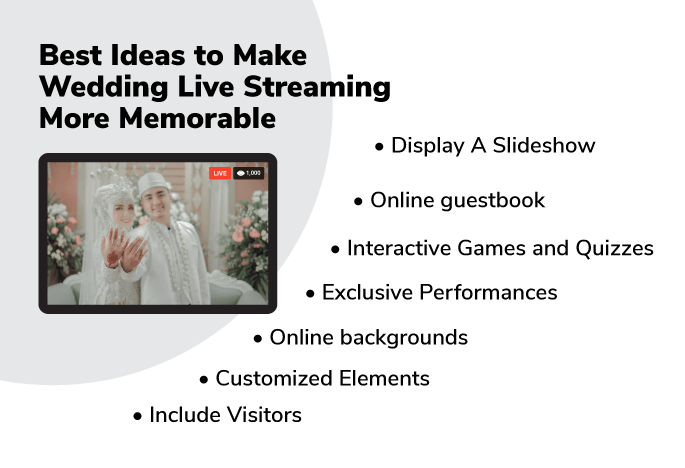 Ideas to Make Wedding Live Streaming More Memorable 