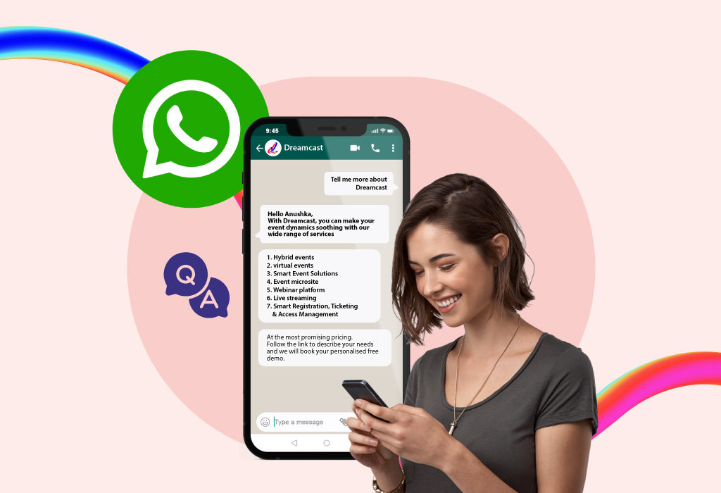 message sent to customers on WhatsApp