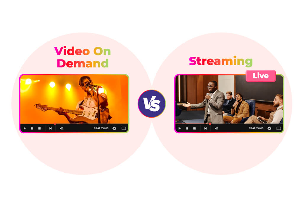 Video on Demand vs. Streaming