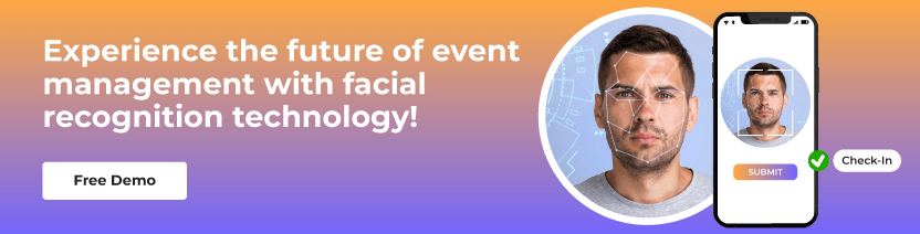 event management with face verification technology