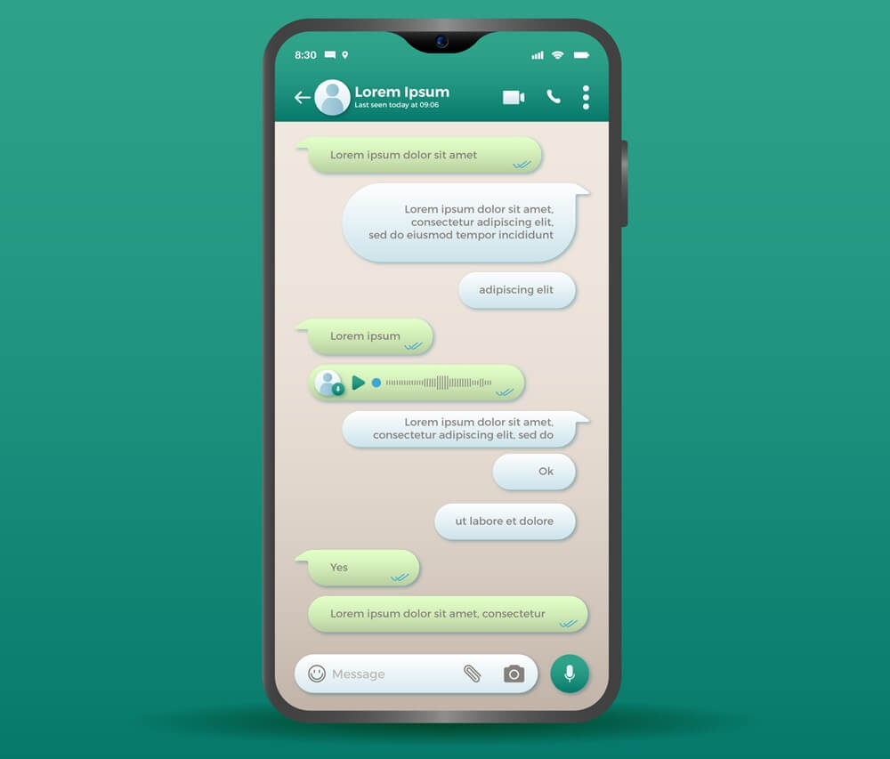 Voice Message Feedback on Whatsapp