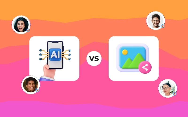 AI vs Traditional Photo Sharing
