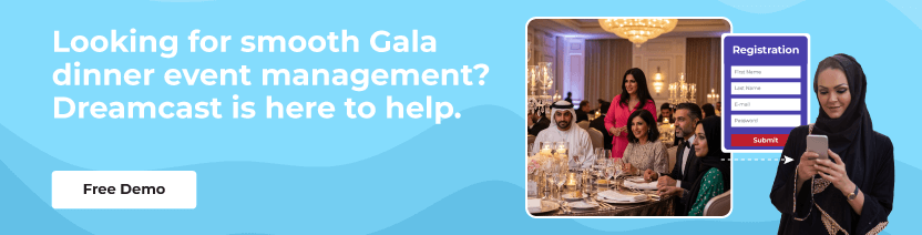 Gala Dinner in Dubai - CTA