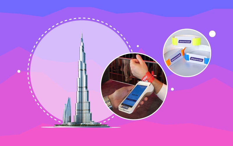 Contactless RFID Wristbands in Dubai