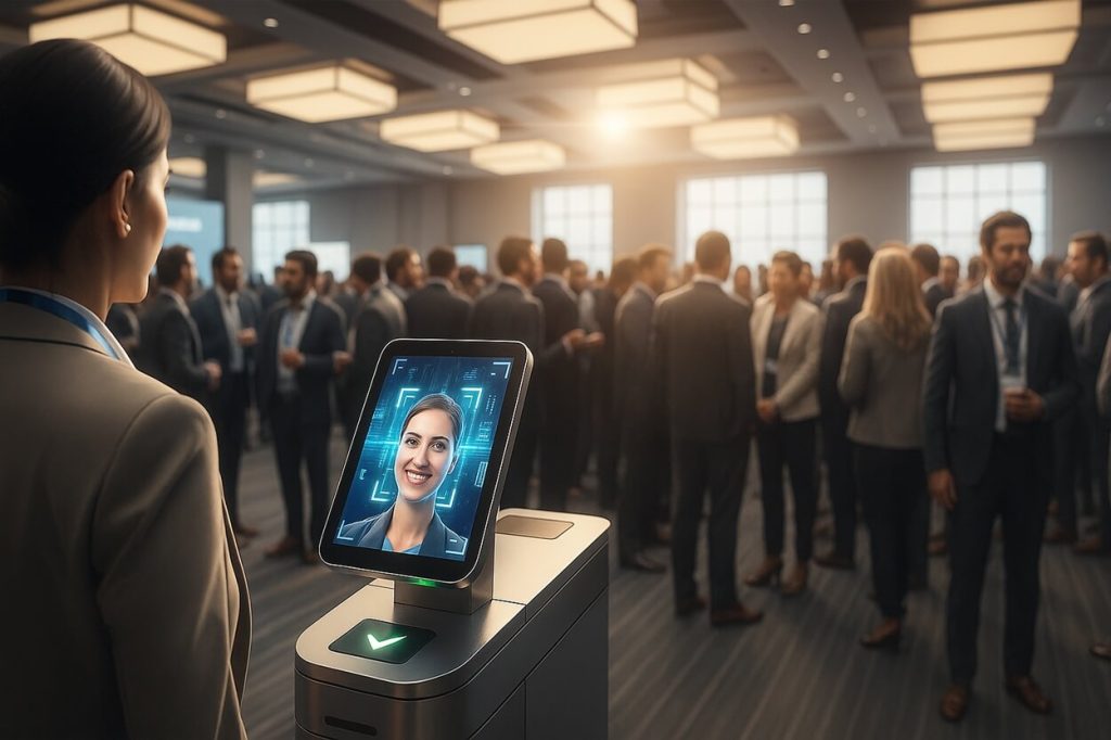 AI-powered facial recognition check-in