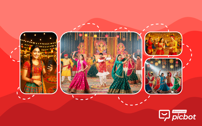 Photo Sharing App for Navratri Event