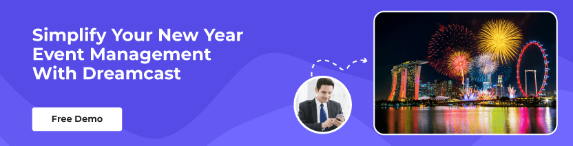 New Year event registration ticketing CTA