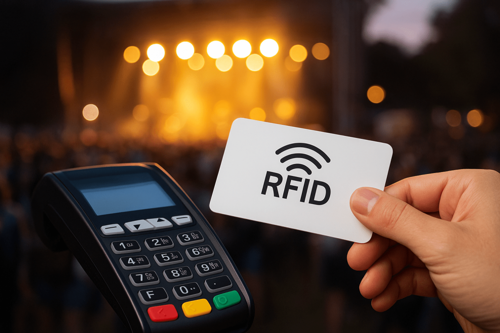 Cashless payment matter in new music festival